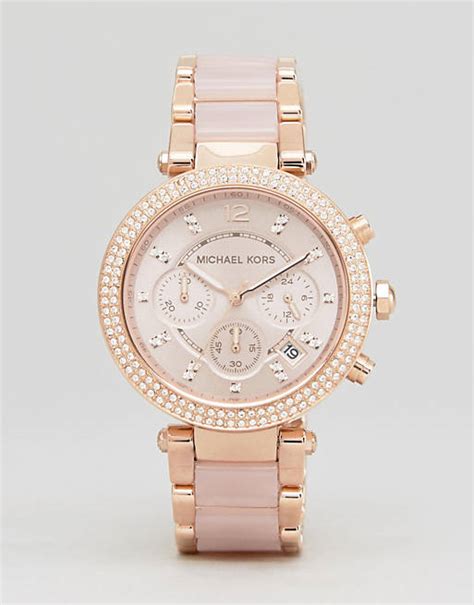 michael kors watch mk2545|mk5896 rose gold.